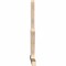 Ekena Millwork Saratoga Smooth Timber Gable Bracket, Douglas Fir, 96"W x 60"H x 3 1/2"D x 3 1/2"F, 15/12 Pitch GBW096X60X0404SAR00SDF - alternate 3